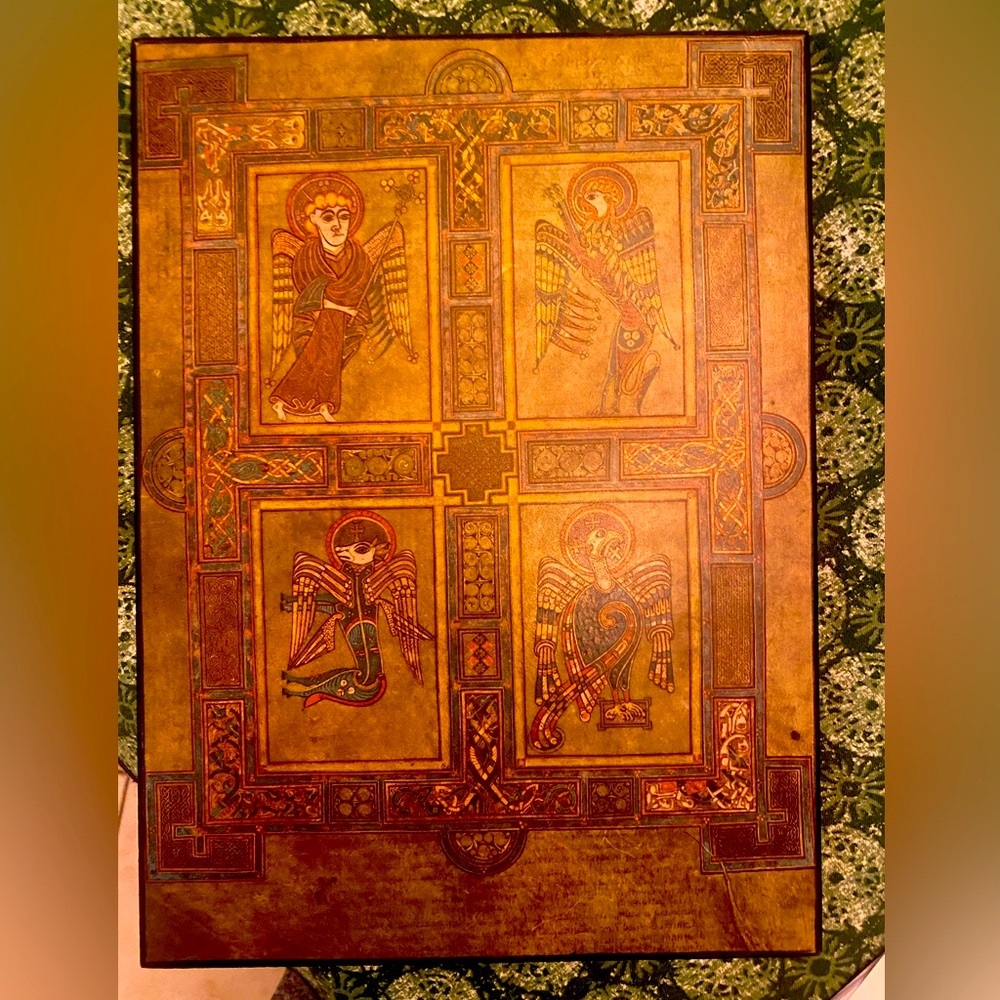 Icon Book of Kells Four Evangelists, plaque made in Ireland by Whiterock  Ltd